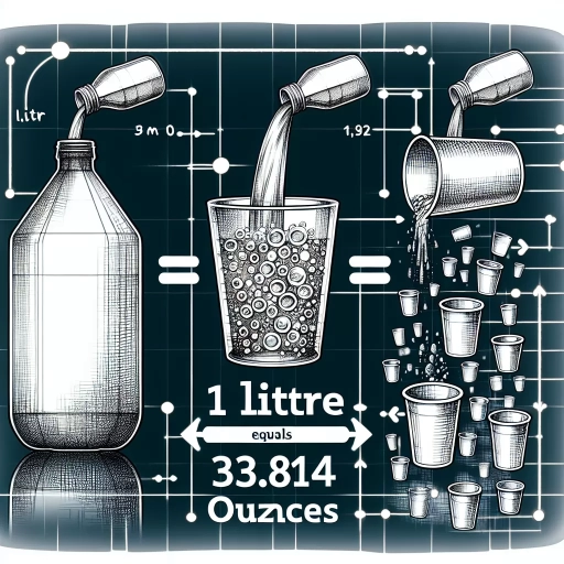 how many ounces in a litre