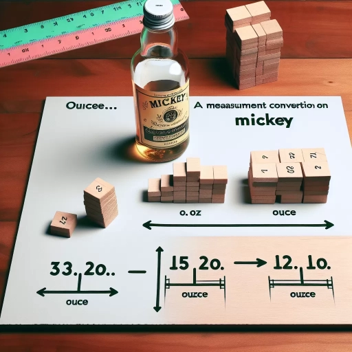 how many ounces in a mickey