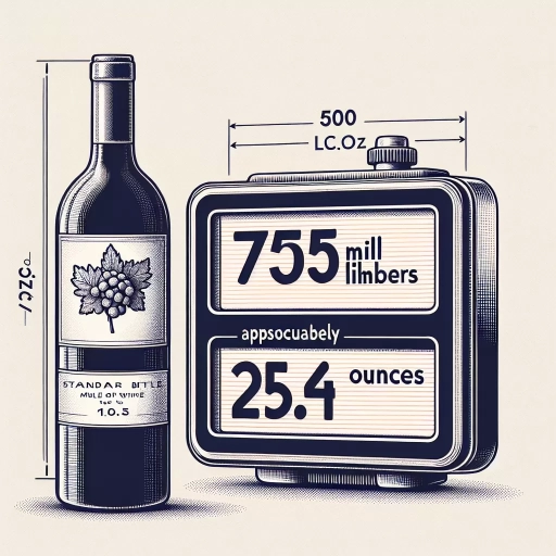 how many oz in a bottle of wine