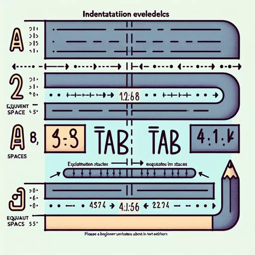 how many spaces is a tab