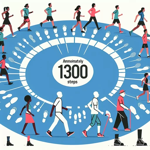 how many steps in 1 km
