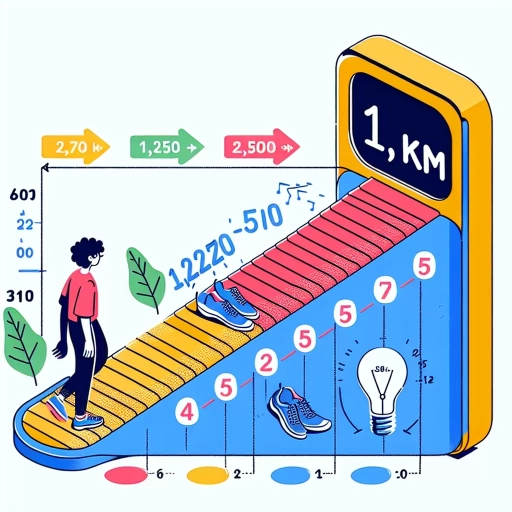 how many steps in a km