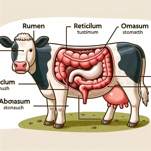 how many stomachs does a cow have
