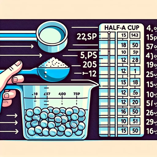 how many tbsp in 1/2 cup