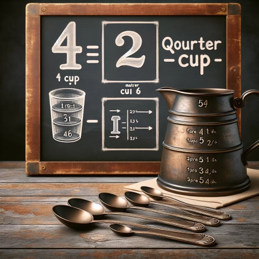 how many tbsp in a 1/4 cup