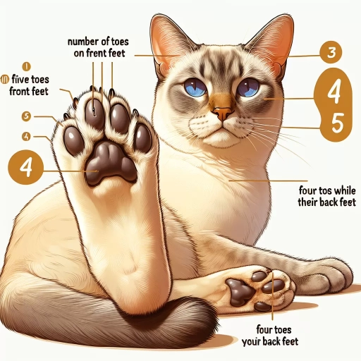 how many toes do cats have