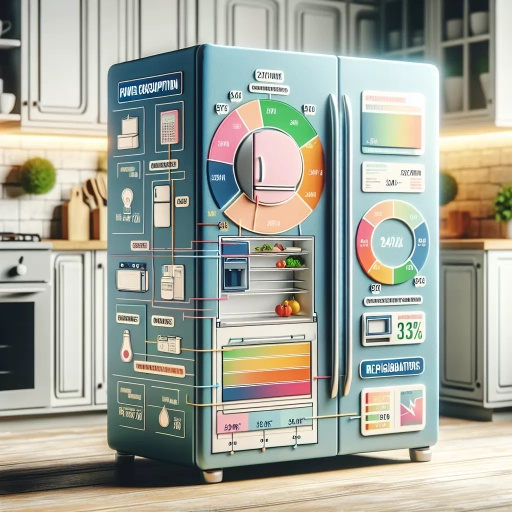 how many watts does a fridge use