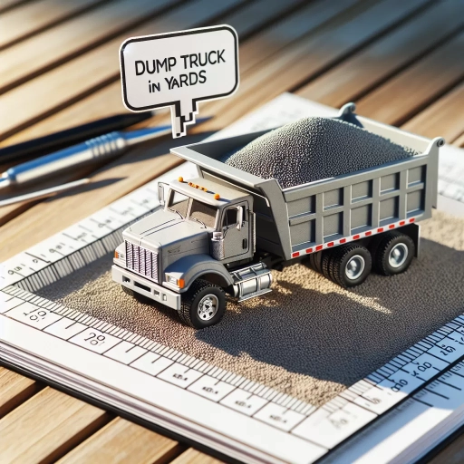 how many yards in a dump truck