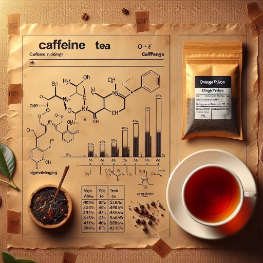 how much caffeine in orange pekoe tea