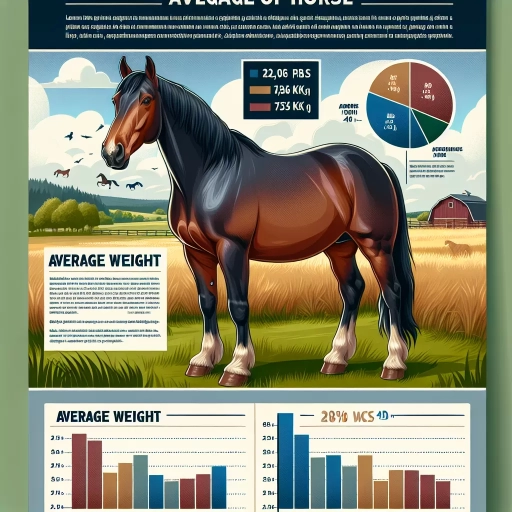 how much does a horse weigh