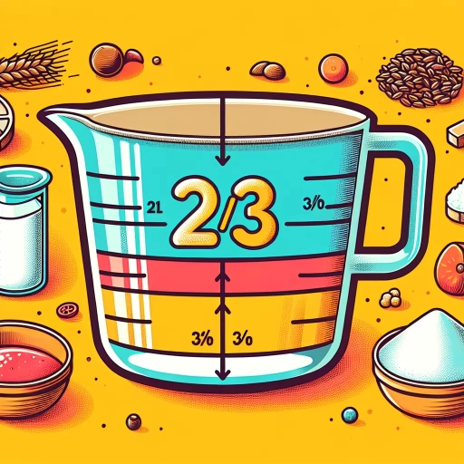 how much is 2/3 cup
