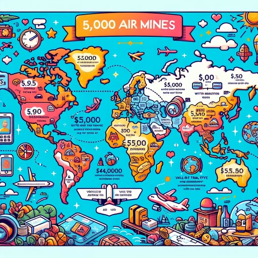 how much is 5,000 air miles worth