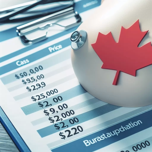 how much is a boob job in canada