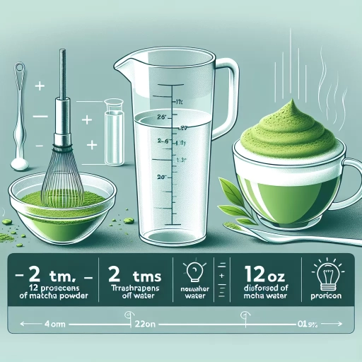 how much matcha powder to use