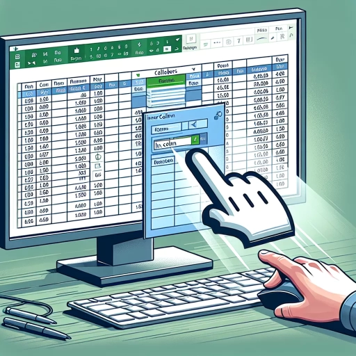how to add column in excel