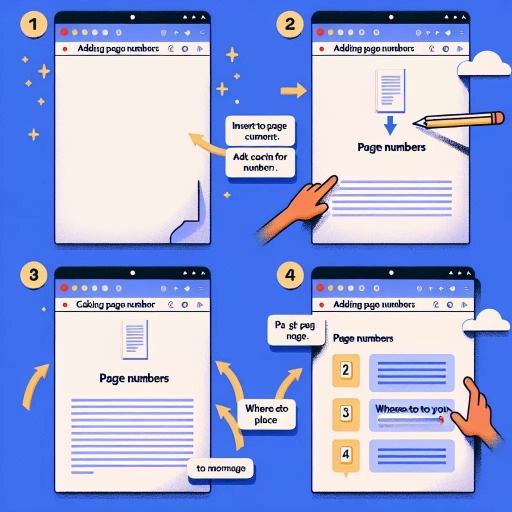 how to add page numbers in google docs