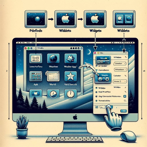 how to add widgets on mac