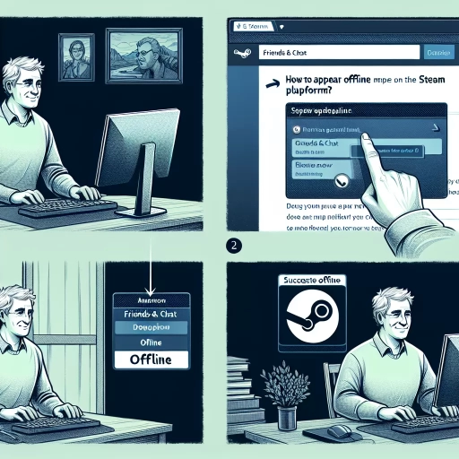 how to appear offline on steam