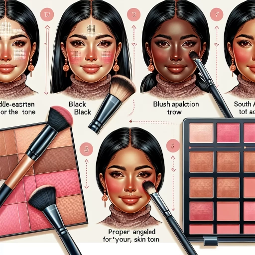 how to apply blush