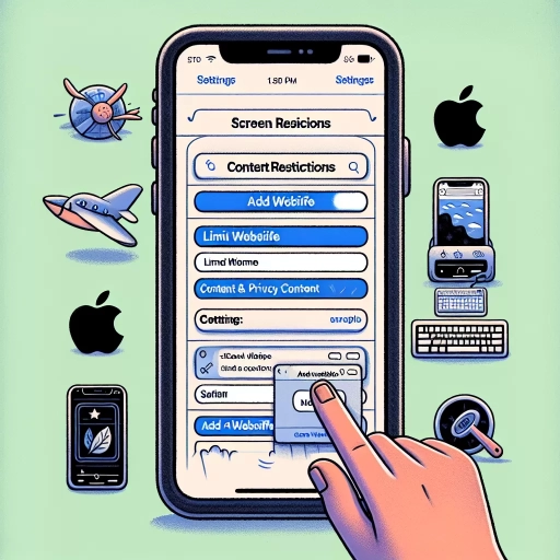 how to block websites on iphone