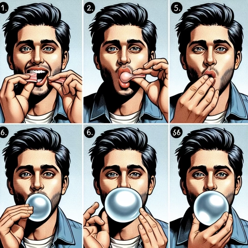 how to blow a bubble with gum