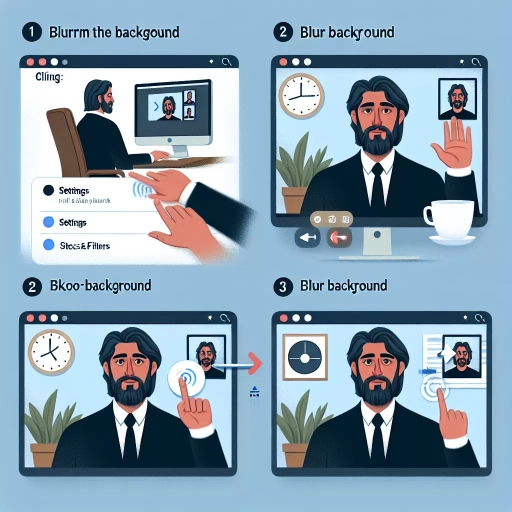 how to blur background in zoom