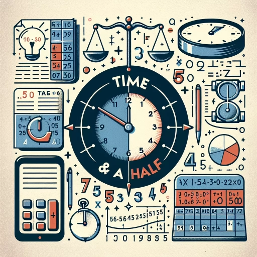 how to calculate time and half