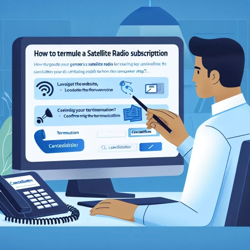 how to cancel siriusxm