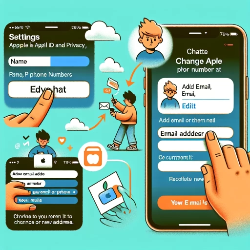 how to change apple id email