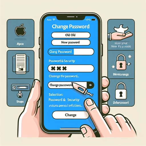 how to change apple id password