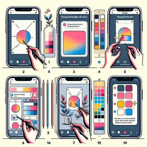 how to change background colour on instagram story
