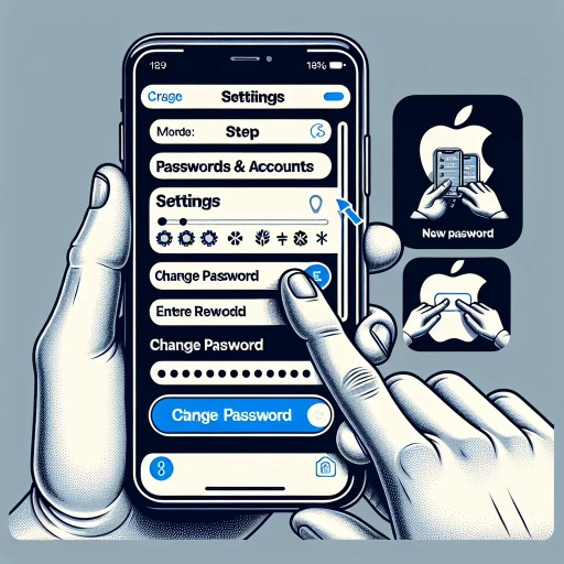 how to change password on iphone