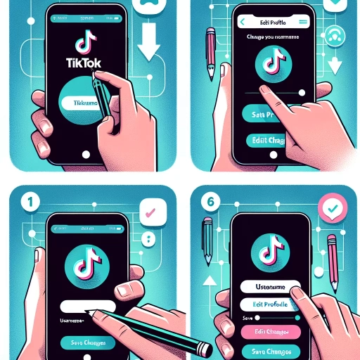 how to change tiktok username