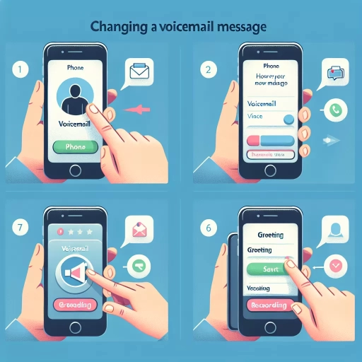 how to change voicemail message on iphone