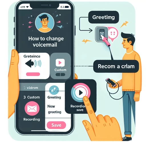 how to change voicemail on iphone