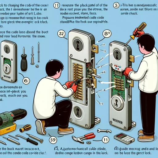 how to change weiser lock code