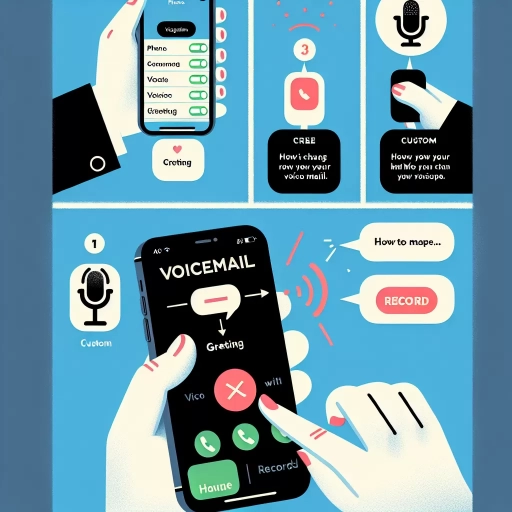 how to change your voicemail on iphone