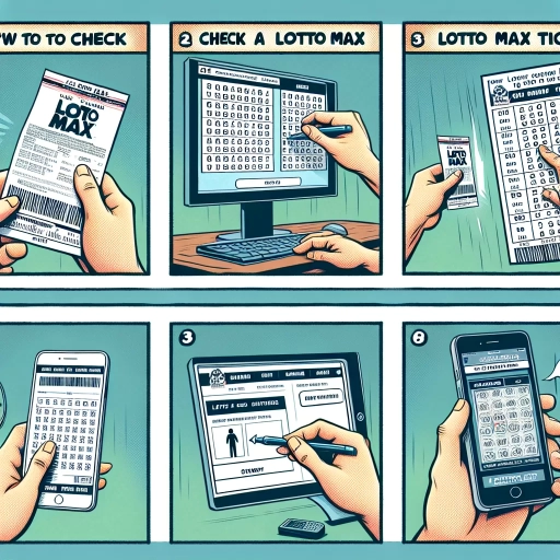 how to check lotto max ticket