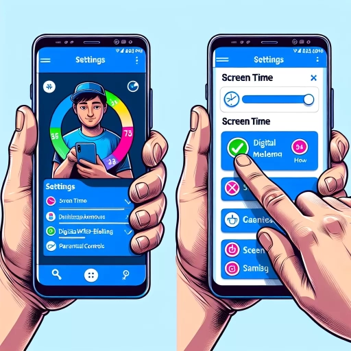 how to check screen time on samsung
