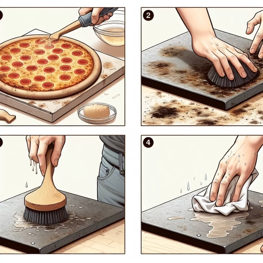 how to clean a pizza stone