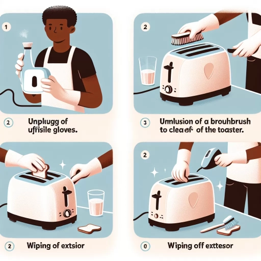 how to clean a toaster