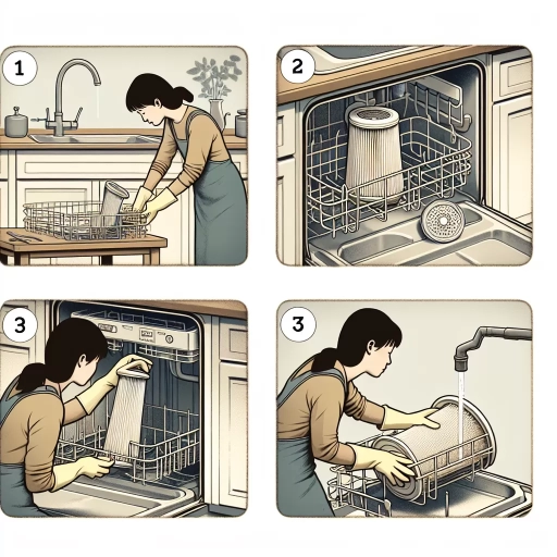 how to clean dishwasher filter