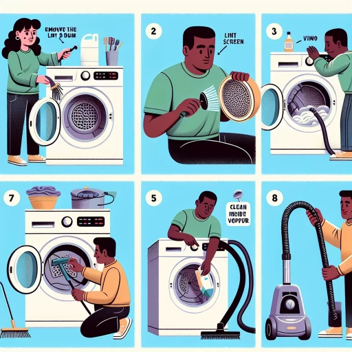 how to clean dryer