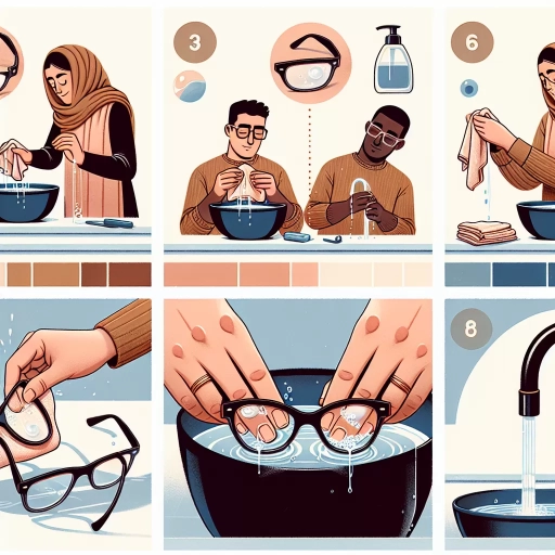 how to clean glasses