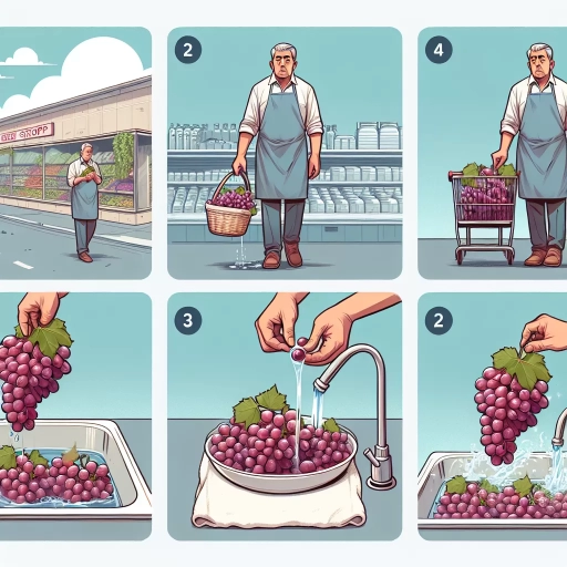 how to clean grapes