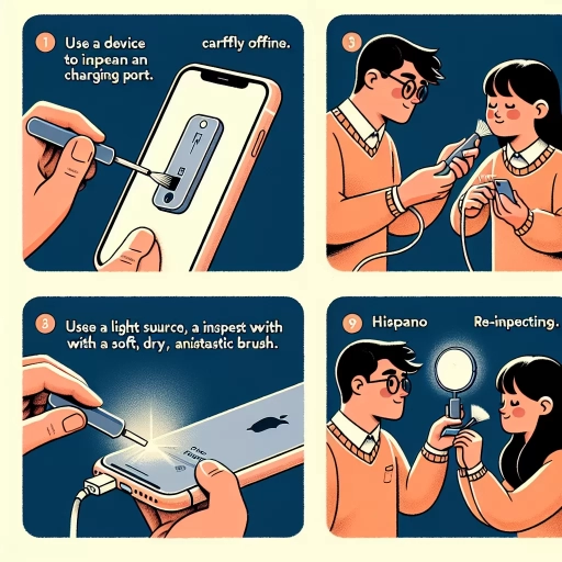 how to clean iphone charging port