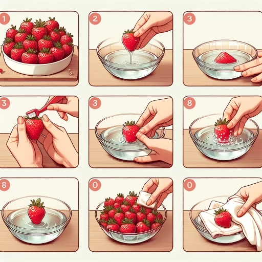how to clean strawberries
