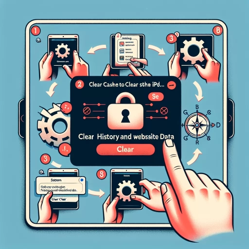 how to clear cache on ipad