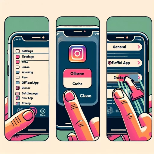 how to clear instagram cache iphone