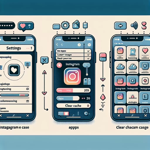 how to clear instagram cache